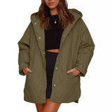 Kessie - Manteau d'hiver oversize avec capuche