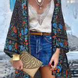 Charline - Cardigan d'été floral léger (Taille Plus disponible)