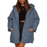 Kessie - Manteau d'hiver oversize avec capuche