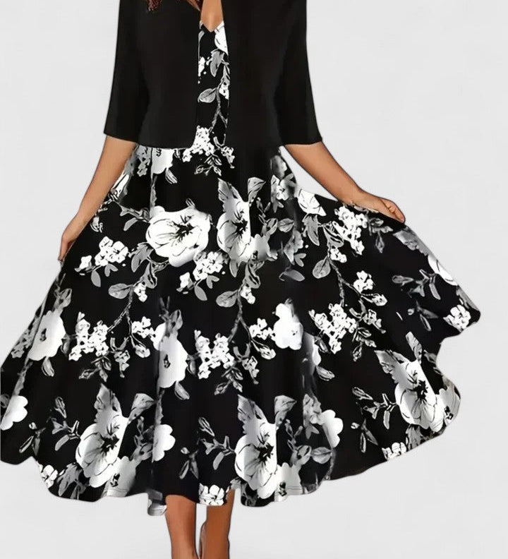 Chantal | Robe Midi Élégante