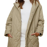 Kessie - Manteau d'hiver oversize avec capuche
