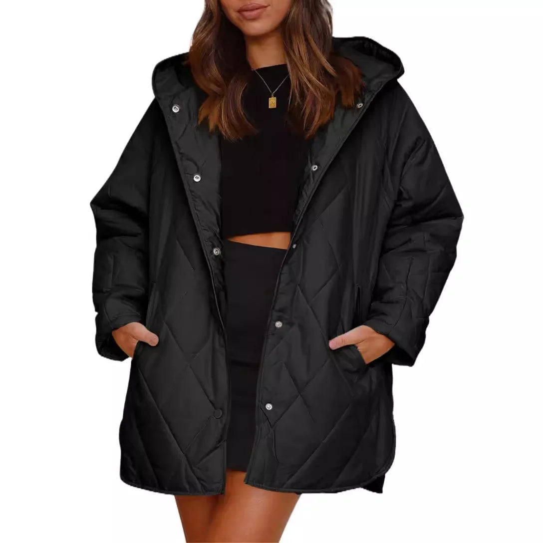 Kessie - Manteau d'hiver oversize avec capuche