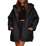 Kessie - Manteau d'hiver oversize avec capuche