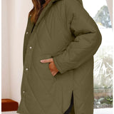 Kessie - Manteau d'hiver oversize avec capuche
