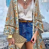 Charline - Cardigan d'été floral léger (Taille Plus disponible)