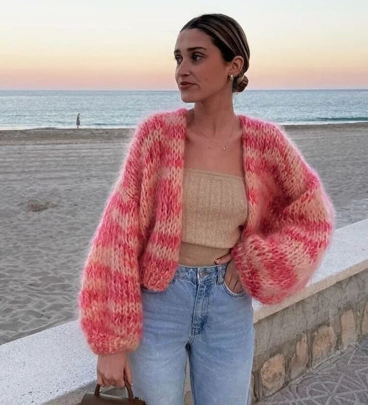 Ottilie - Pull au Crochet Coloré