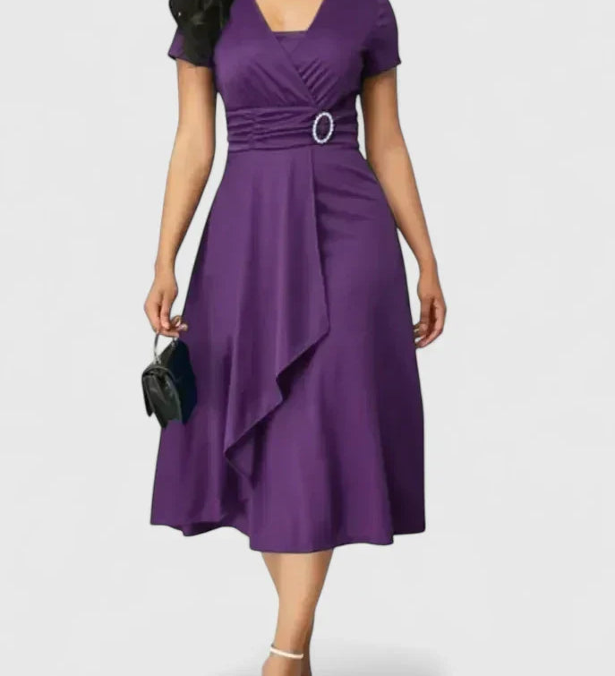 Zhyrelle | Robe Midi Élégante