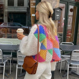 Ottilie - Pull au Crochet Coloré