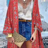 Charline - Cardigan d'été floral léger (Taille Plus disponible)