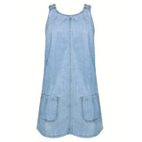 Lucile | Robe décontractée look denim