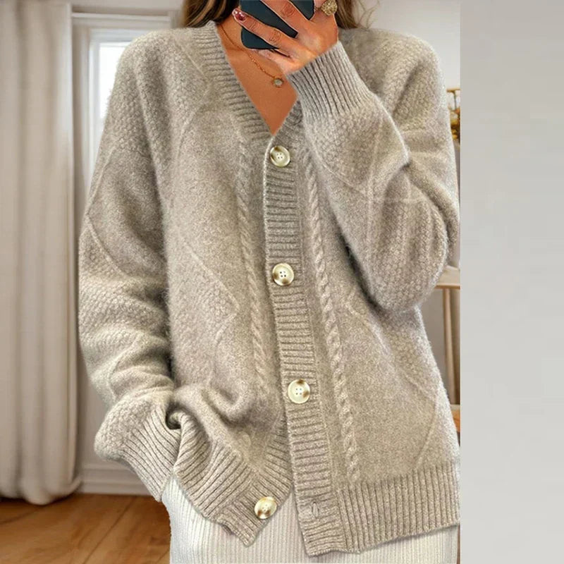Elsa - Cardigan en Tricot Boutonné