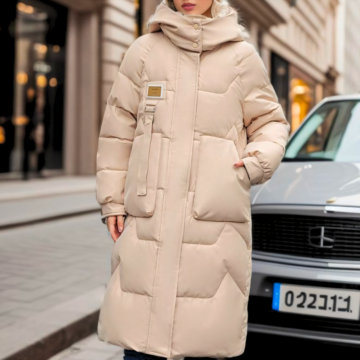Pierrette - Manteau long matelassé