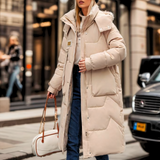 Pierrette - Manteau long matelassé