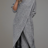 Robe pull tricotée