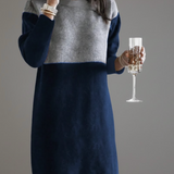 Jonquille | Robe pull tricotée