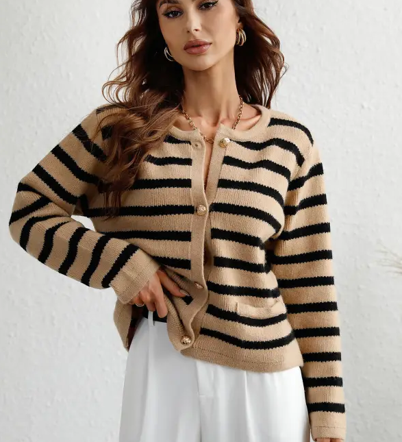 Simone - Cardigan d'Hiver Tricoté
