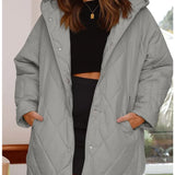 Kessie - Manteau d'hiver oversize avec capuche