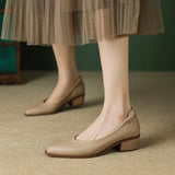 Camille | Chaussures à Talons Moyens