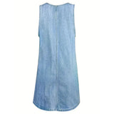 Lucile | Robe décontractée look denim