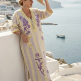 Aurelia - Robe Maxi Fleurie d'Été