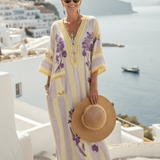 Aurelia - Robe Maxi Fleurie d'Été