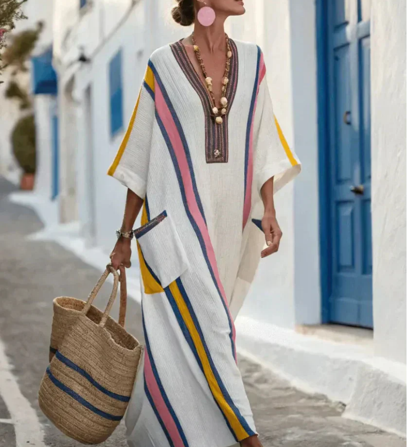 Noemi - Élégante Robe Maxi d'Été
