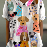 Tilly | Chemise Imprimée Chien