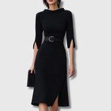 Julie | Robe Midi Noire