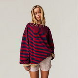 Zephira - Pull Oversize Rayé