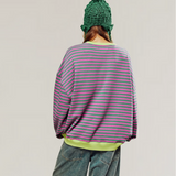 Zephira - Pull Oversize Rayé