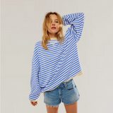 Zephira - Pull Oversize Rayé