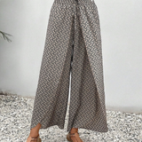 Lizzy | Pantalon à jambes larges avec imprimé géométrique