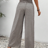 Lizzy | Pantalon à jambes larges avec imprimé géométrique