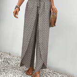 Lizzy | Pantalon à jambes larges avec imprimé géométrique