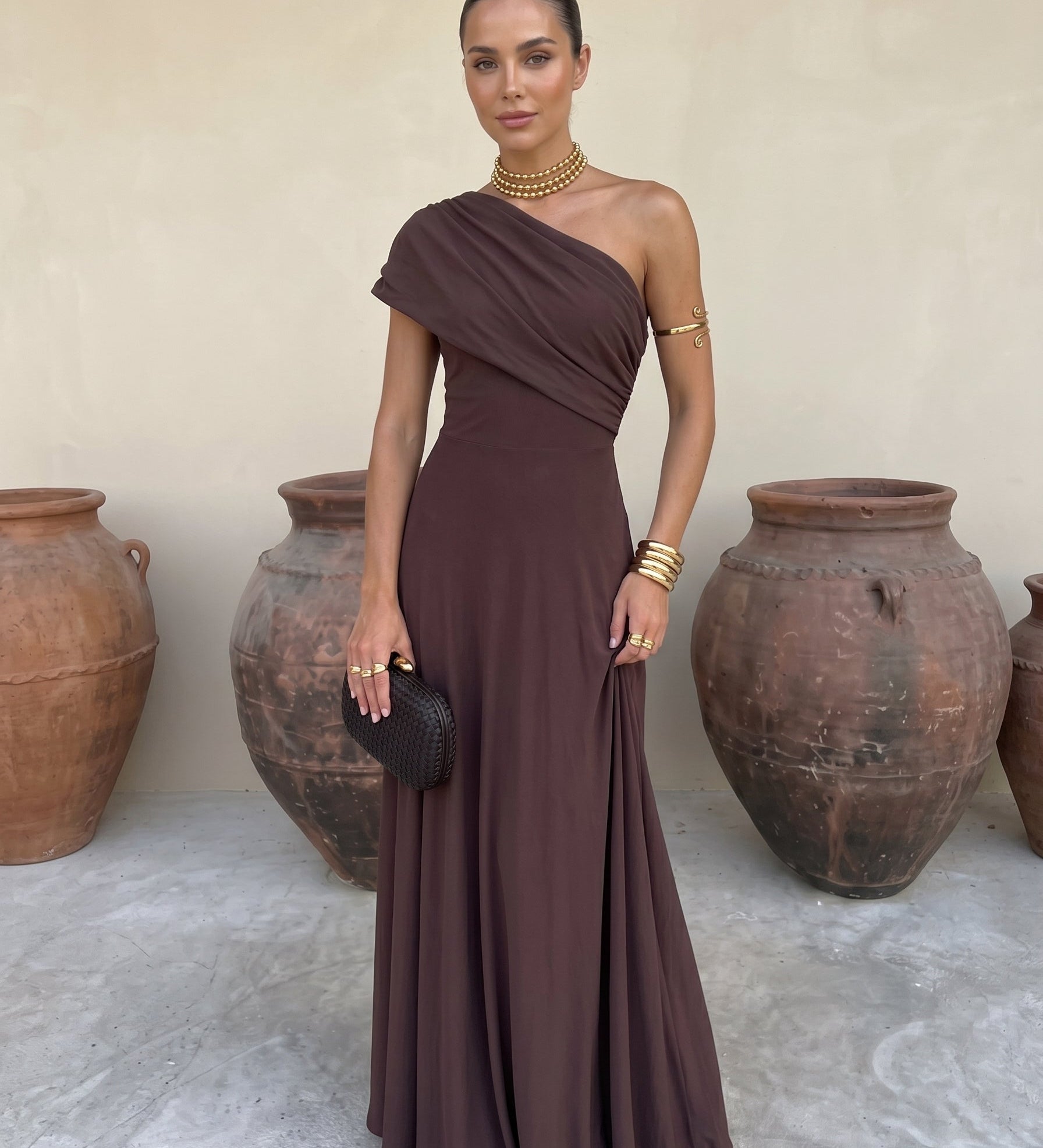 Trouville | Robe Longue Toledo Terracotta