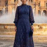 Honfleur | Robe en Dentelle Printanière