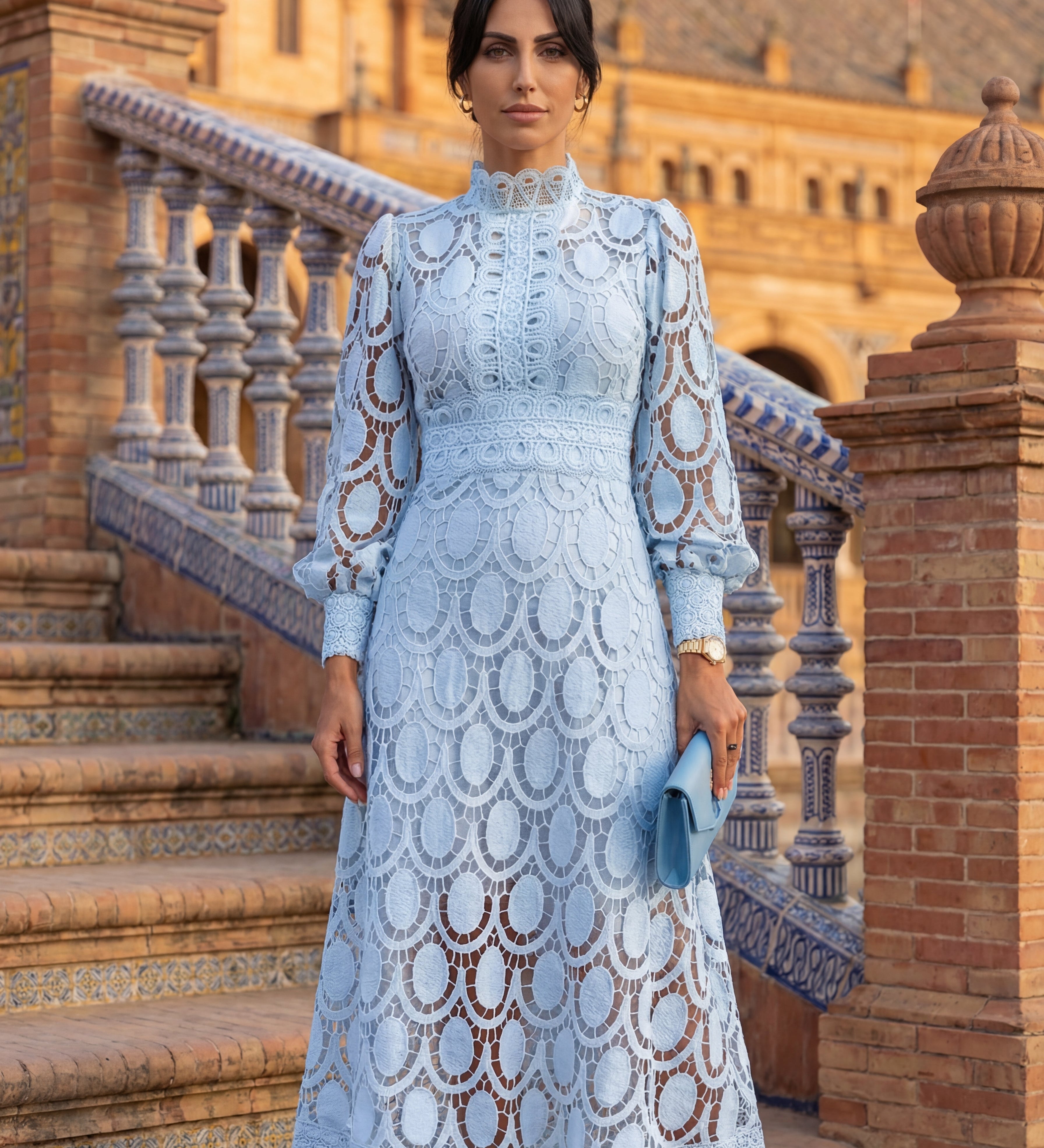 Honfleur | Robe en Dentelle Printanière