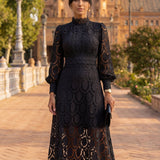 Honfleur | Robe en Dentelle Printanière
