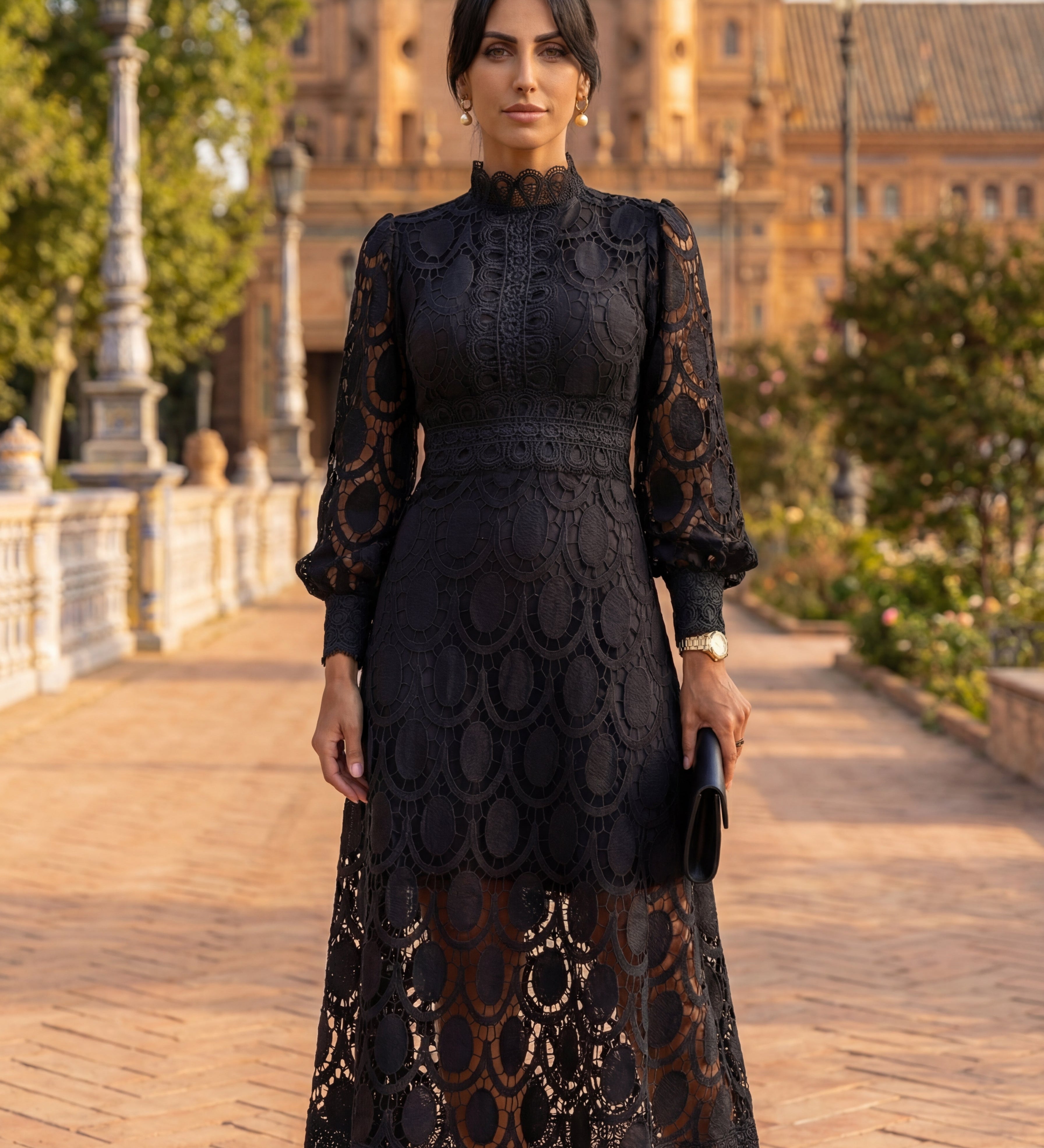 Honfleur | Robe en Dentelle Printanière