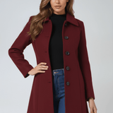 Prudence | Manteau d'hiver pour femme avec fermeture à un bouton