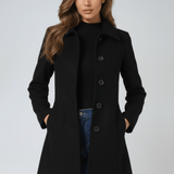 Prudence | Manteau d'hiver pour femme avec fermeture à un bouton