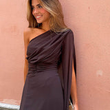 Dinard | Robe Maxi à Manches Cape