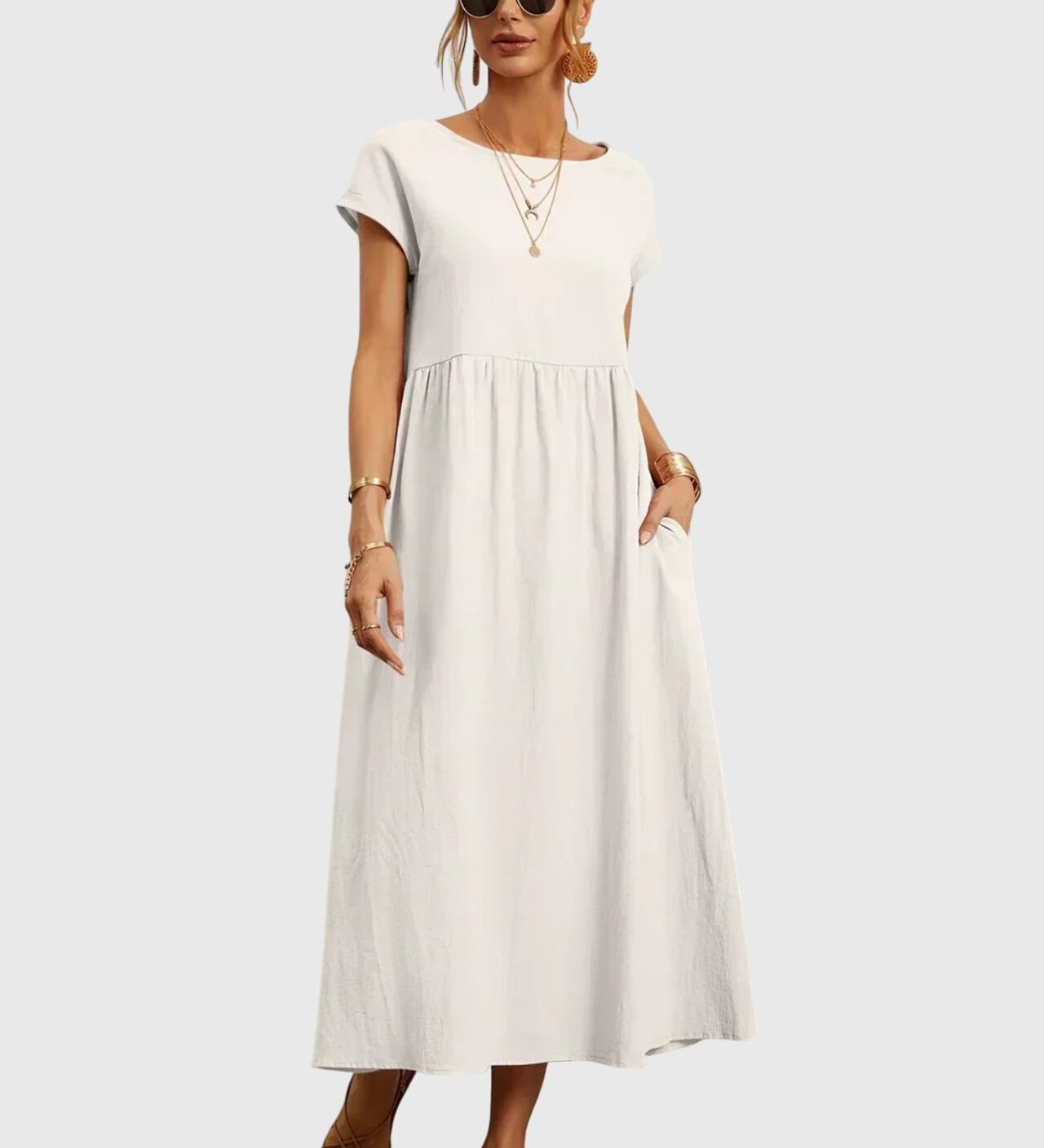 Giselle | Robe Décontractée avec Poches