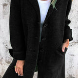 Renée - Manteau long décontracté avec revers