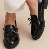 Gilberte - Chaussures à nœud à franges