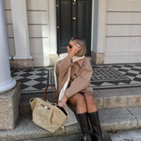 Corentine | Manteau en laine oversized