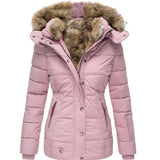 Tatiana - Manteau d'hiver chaud avec doublure en fourrure