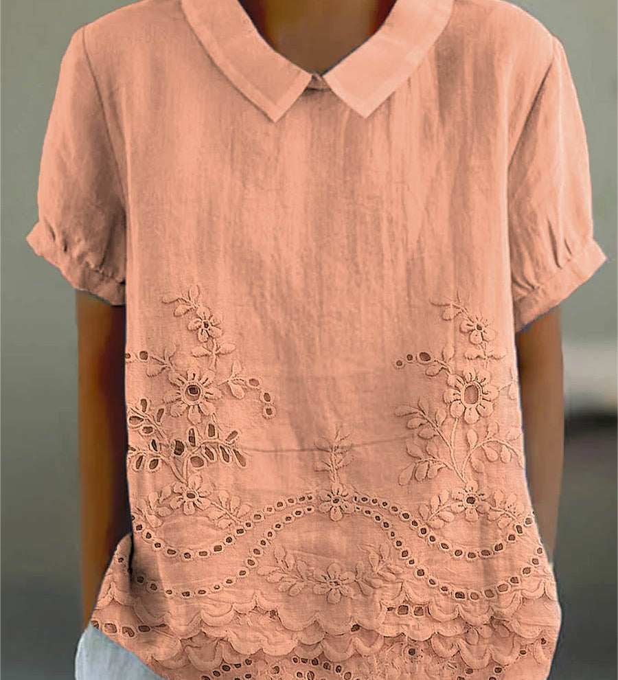Lily | Chemise Brodée Florale