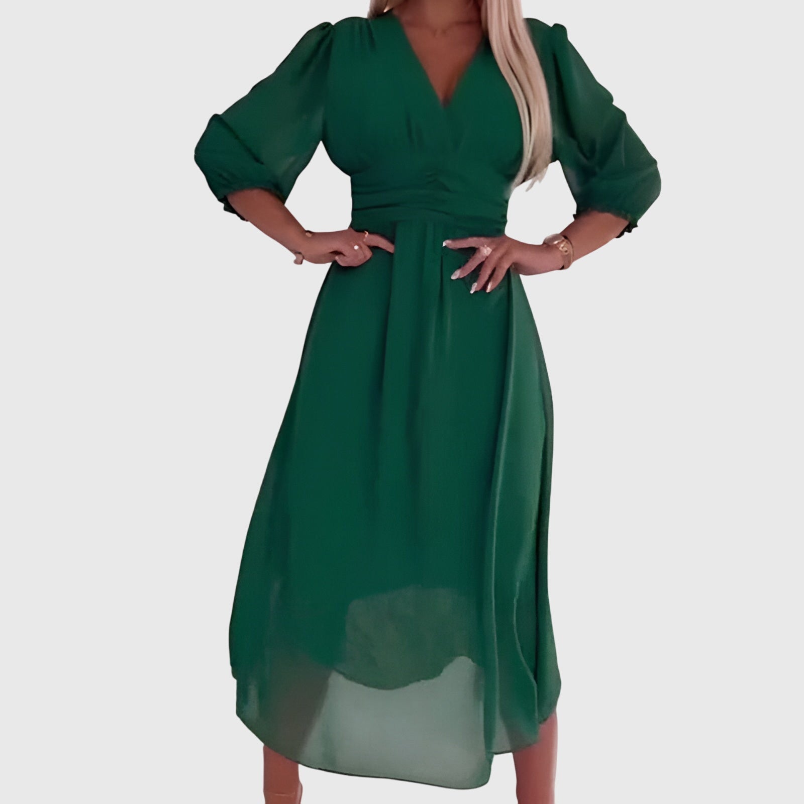 Chloe | Robe en Chiffon Soie Légère