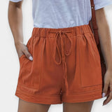 Shorts avec Ceinture Ajustable